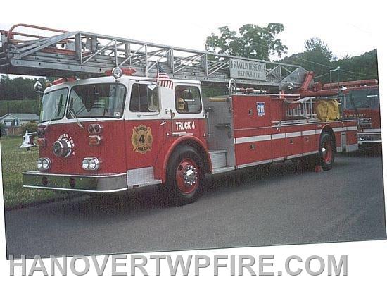 1969 Seagrave  100' Ladder - Franklin Fire Co #4 - purchased from Collingdale Fire Dept in Delaware County